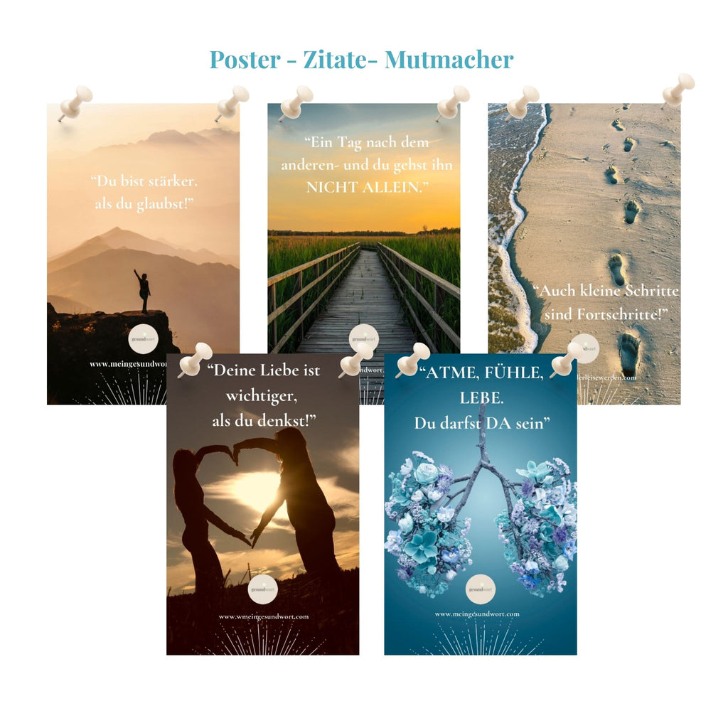 🎁 5 Mutmach-Poster zum Ausdrucken – kostenloser Download-Freebie